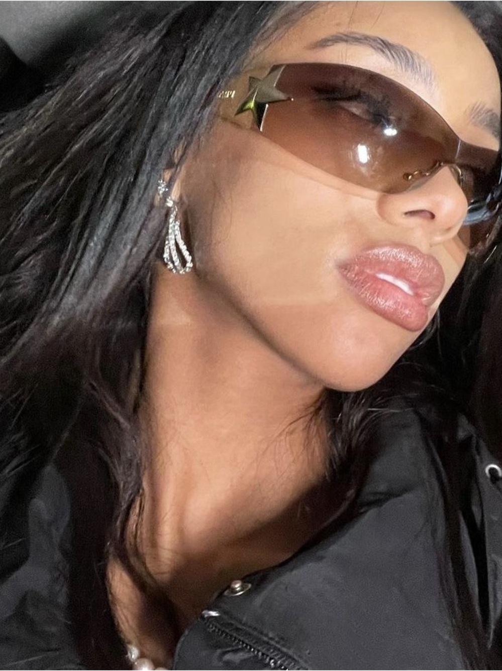 Y2K Star Oversized Sunglasses
